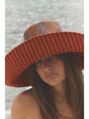 Zara Crocheted Stripe Bucket Hat - Rust, Olive & Black Zara | Accessories | Zara Multicolor Crochet Bucket Hat  main image 2